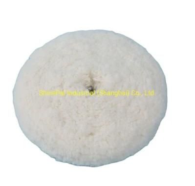 Natural Wool 230mm Double Sides Car Polishing Wool Buffing Pad