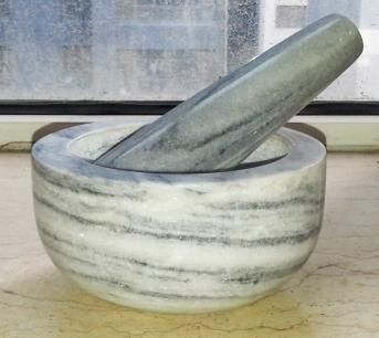 Stone Mortars and Pestles Size 12X6cm