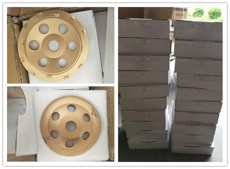 7′′ PCD Grinding Cup Wheel for Remove Epoxy Glue Floor Surface Coating