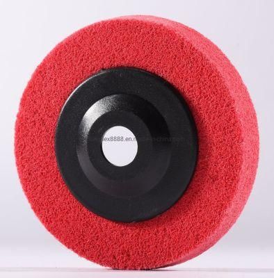 Non Woven Disc, 100X15mm, U5/9p, Red Color