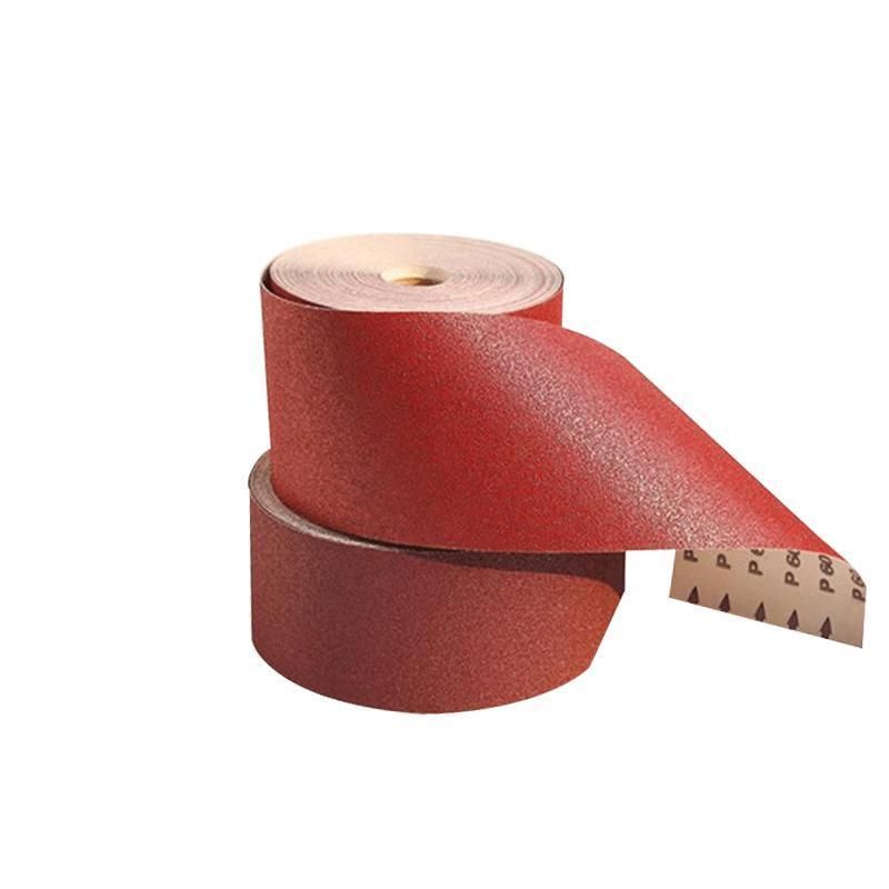 Factory Direct Price Sandpaper Backing Roll Surface Polishing Round Emery Abrasive Cloth Roll for Sanding Wood