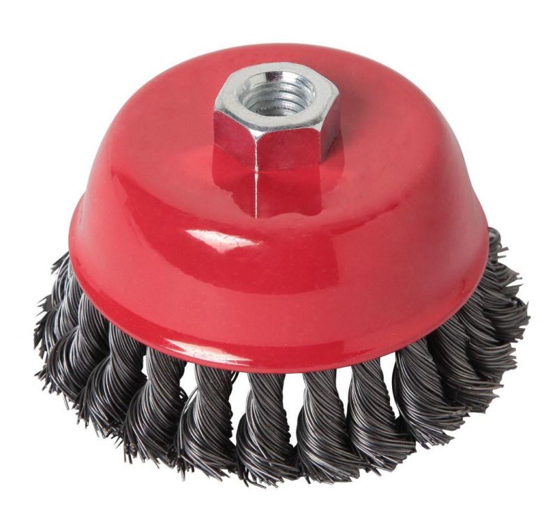 5" X. 012" X 5/8"-11 Crimped, Cup Brush