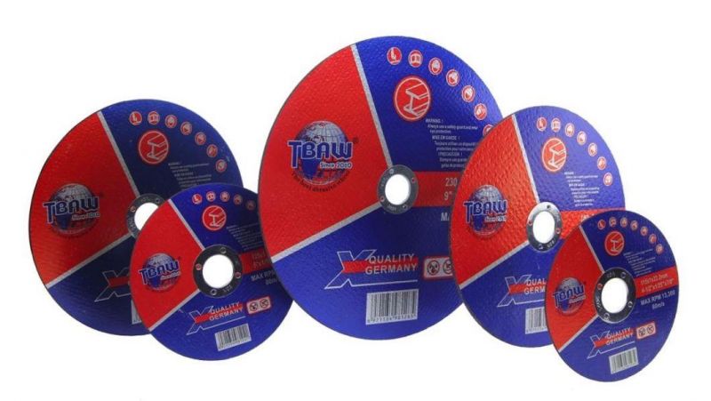 230X2.5X22mm Depressed Centre Cutting Disc for Metal and Inox 2in1
