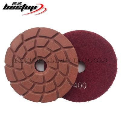 4&quot; Diamond Floor Machine Pads for Granite and Marble Polishing