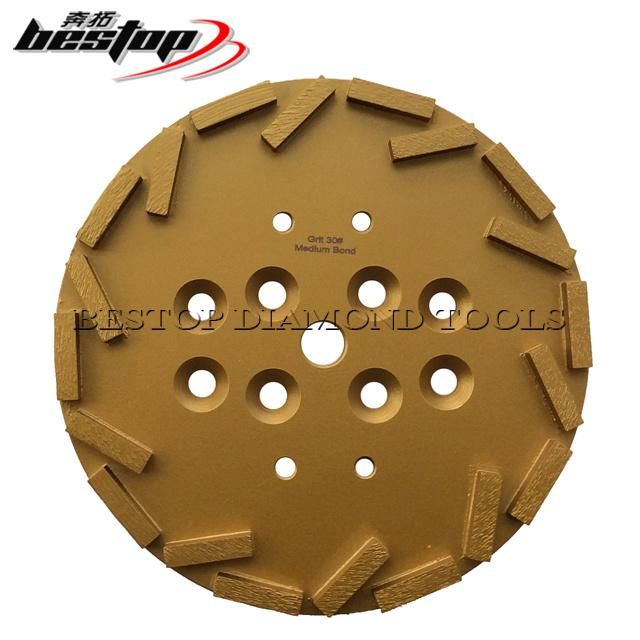 D250mm Concrete Grinding Discs with 20 Diamond Segments 40X10X10mm