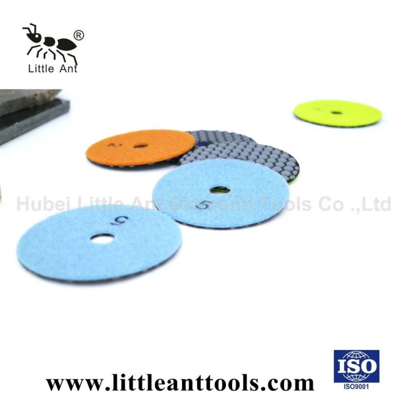 5" B Hexagon Dry Polishing Pad