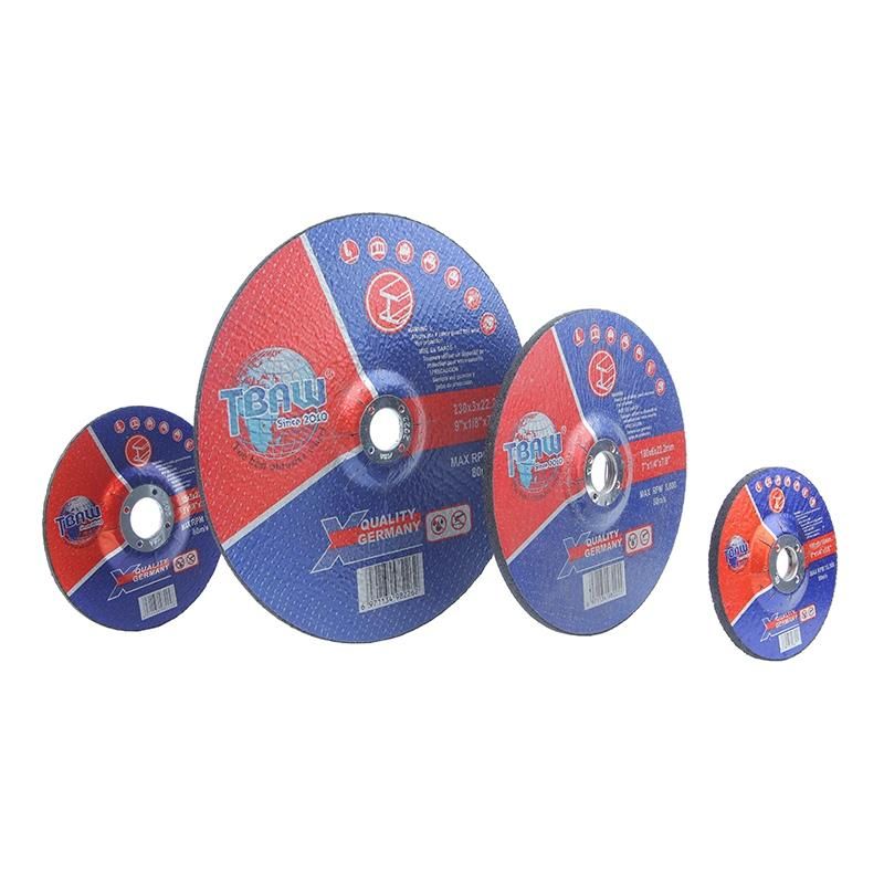 115X6X22 4-1/2 Inch 115X6X22 Resin Bond Grinding Wheel for Stainless Steel Best Quality Cutting Grinding Wheel Making Machine Abrasive Cutting Grinding Disc