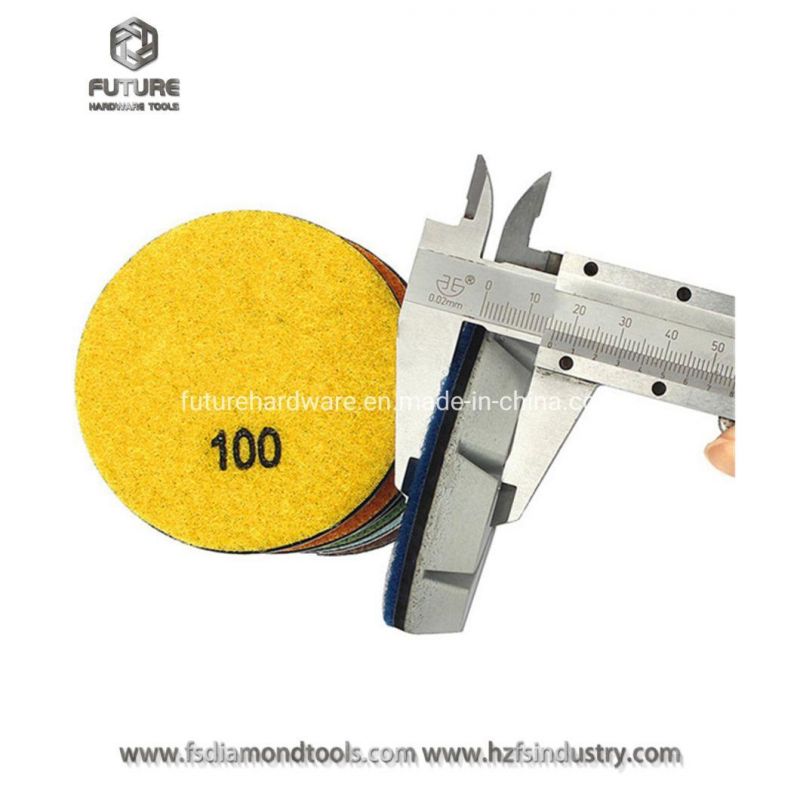 China Durable Concrete Resin Diamond Polishing Pads Wet and Dry