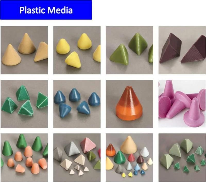 Cx Nipple Shape Abrasive Plastic Tumbling Media