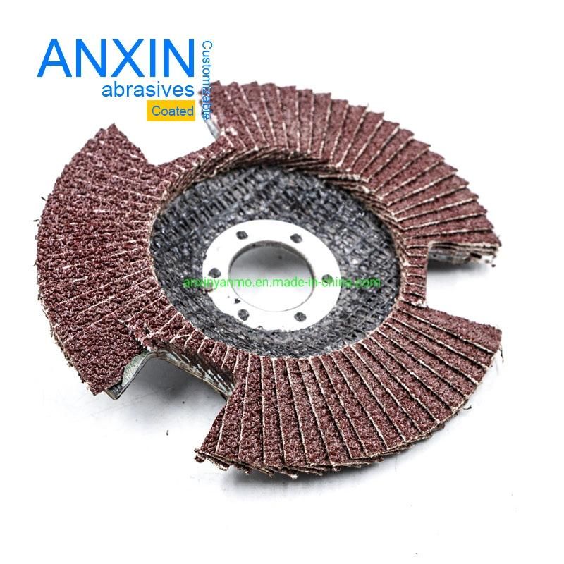 Slotted Flap Disc for Ss Convenient Grinding