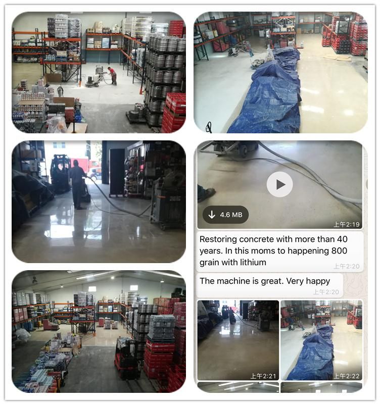 750-3D Electric Diamond Concrete Floor Grinder Machine for Sale