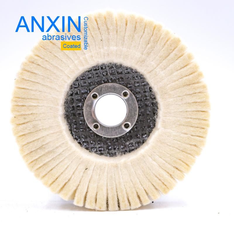 Woolen Radial Flap Disc for Stainless Steel Finishing Polish