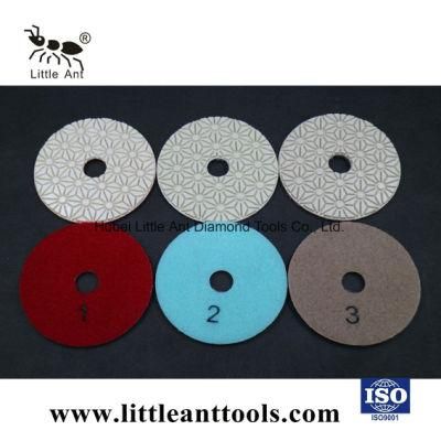 High Work Efficiency 3-Step Polishing Pad with Wet Use