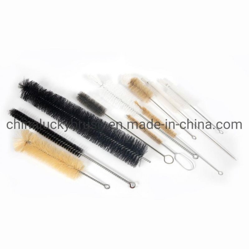 Bottle Tube Orifice Cleaning Brush Steel Wire Nylon Wire Smalllight Cleaning or Polishing Brush (YY-976)