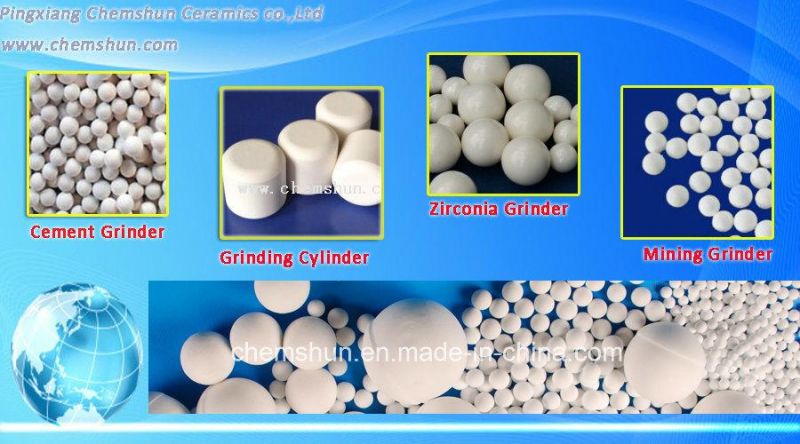 Al2O3 92% Ceramic Grinder Milling Spheres Balls