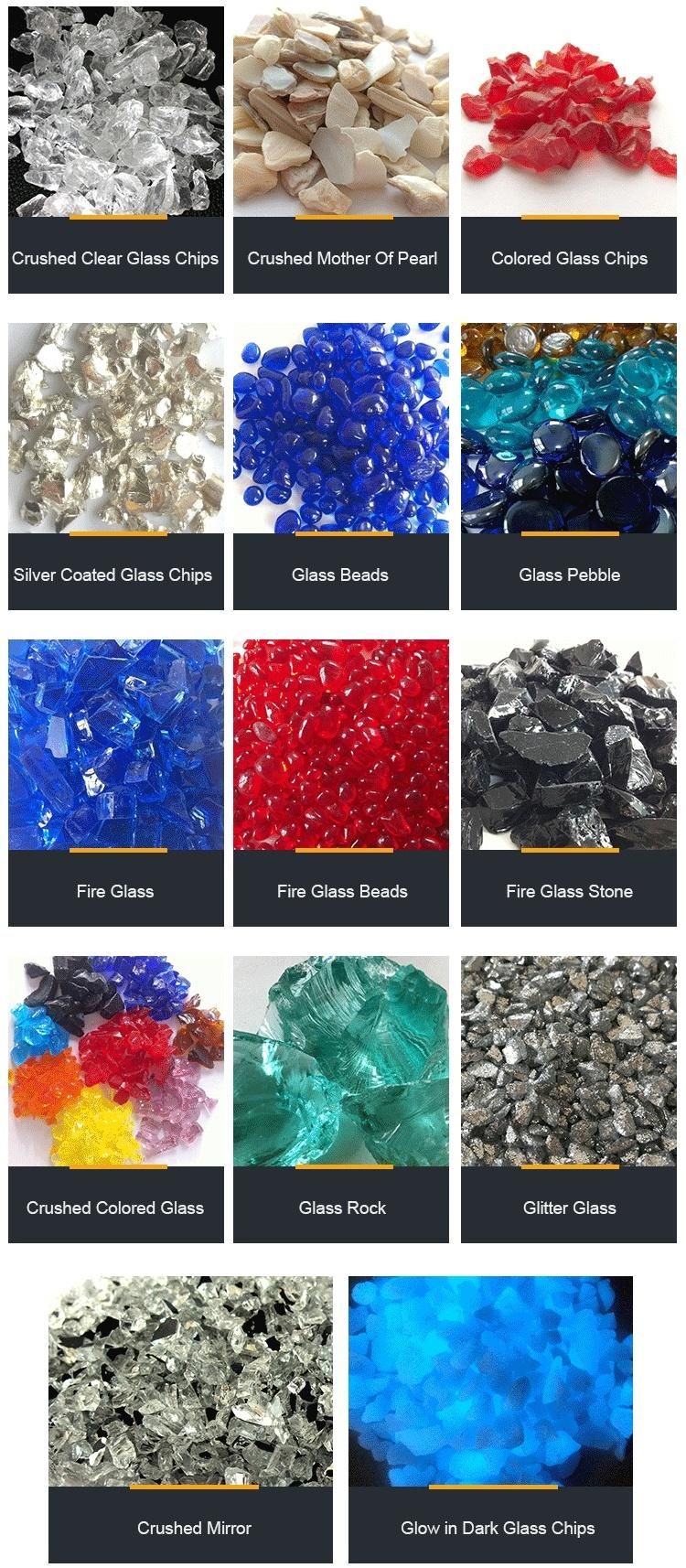Colorful Decorative Broken Crushed Colored Glass Grit