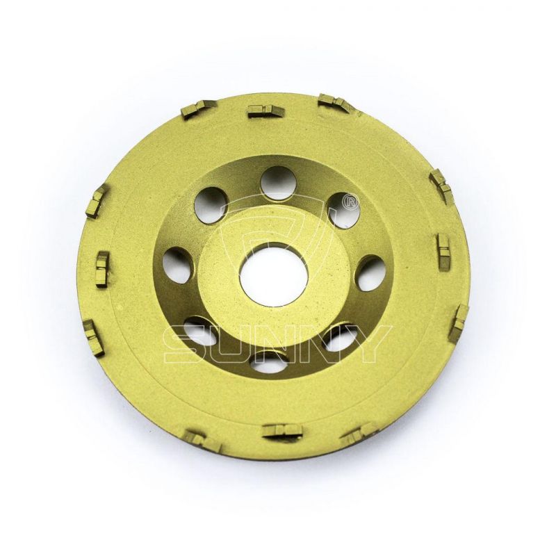 5 Inch PCD Diamond Cup Wheel for Concrete Coating