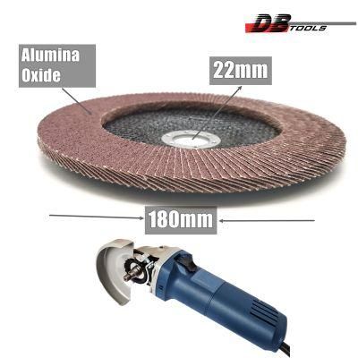 7&quot; 180mm Flap Disc Sanding Wheel 22mm Hole Abrasive Tools Alumina for Metal