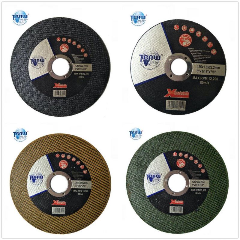 125mm 5′′ Abrasive Tool Aluminum Oxide Abrasive Cut off Wheel Cutting Disc