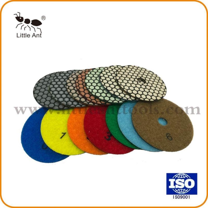 Factory Flexible Diamond Floor Marble Granite Dry Polishing Pad