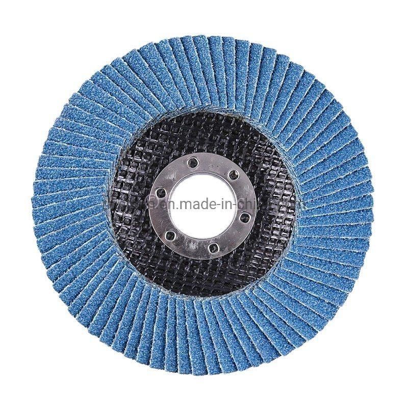 Zirconia Aluminum Oxide Abrasive Flap Disc Flap Wheel for Stainless Steel