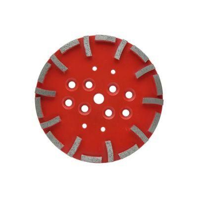 10 Inch D250mm Grinding Disc Diamond Grinding Cup Wheel Disc with 20 Segments Diamond Grinding Plates for Concrete and Terrazzo Floor