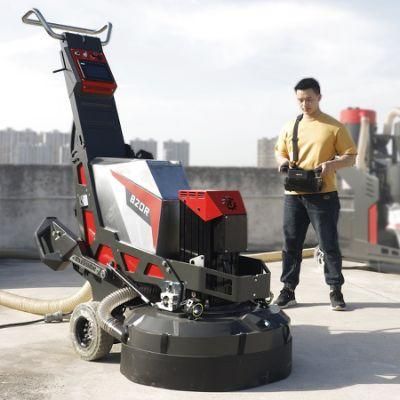 High Speed Remote Control Round Terrazzo Diamond Electric Planetary Vacuum Automatic Ride Epoxy Concrete Floor Grinder Polishing