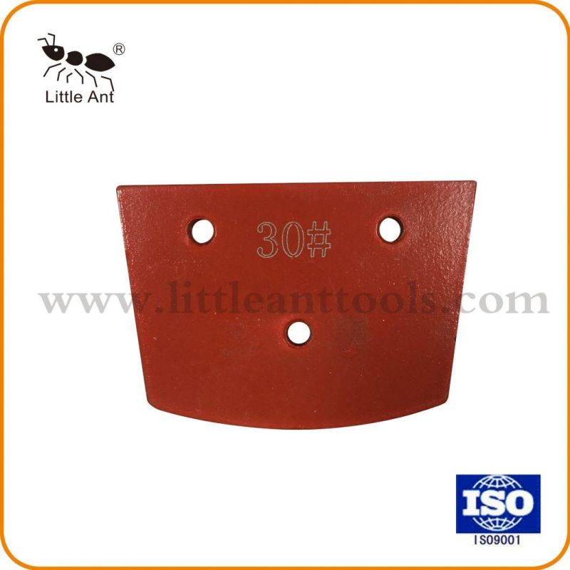 Trapezoid Diamond Concrete Grinding Plate with Three Hole