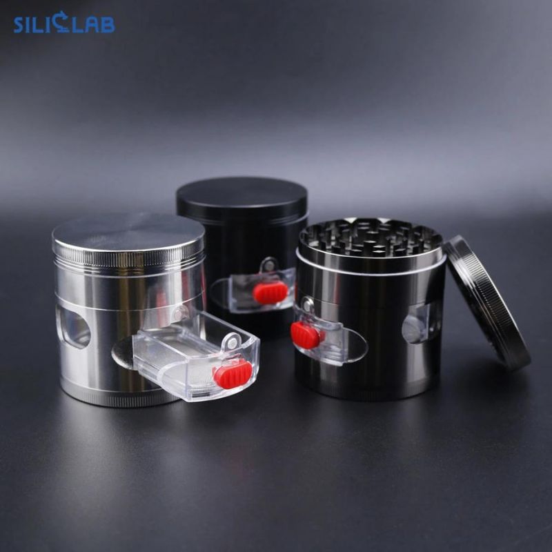 Smoking Accessories with Drawer Design Metal Grinders Rotatable Tobacco Dry Herb Grinder