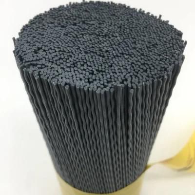 PA612 N612 PA6.12 Polyamide Nylon Sic Silicon Carbide Wavy Crimped Abrasive Filament for Textile Industry Sueding Roller Brush