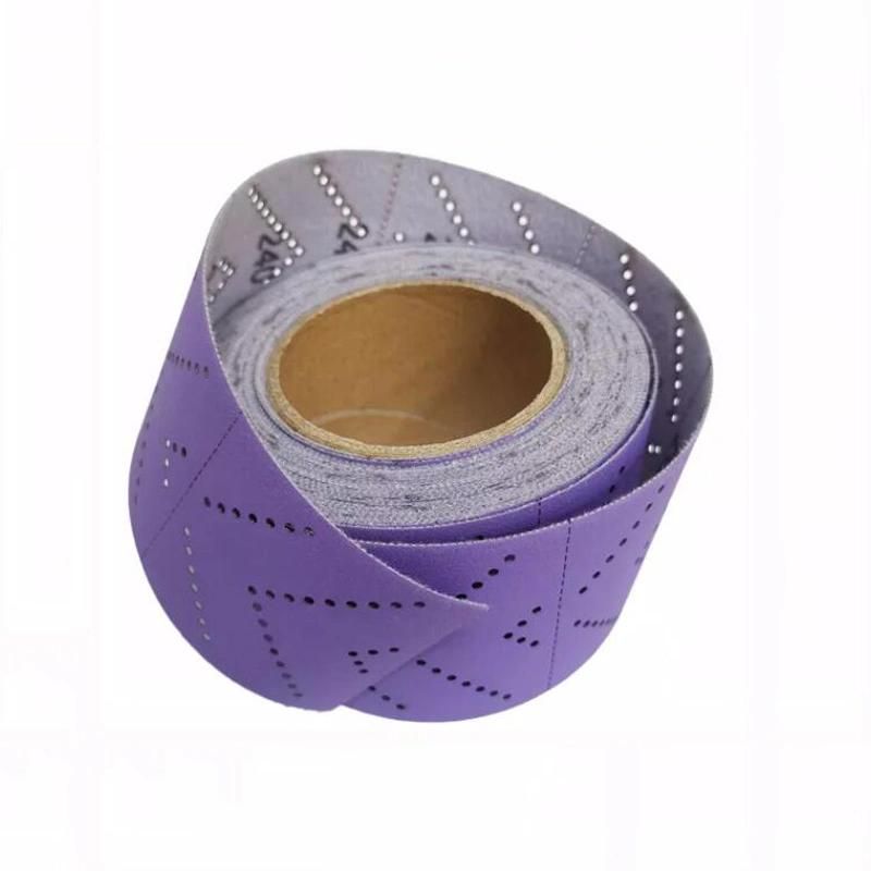 3m Buffs Cubitron Hook-Loop Abrasive Tools Sanding Paper Cloth Belt Roll 737u Purple Abrasive Belt