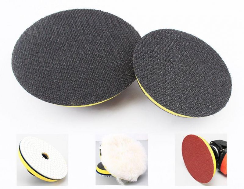 Self-Adhesive Tray Sandpaper Flocking Polishing Disc