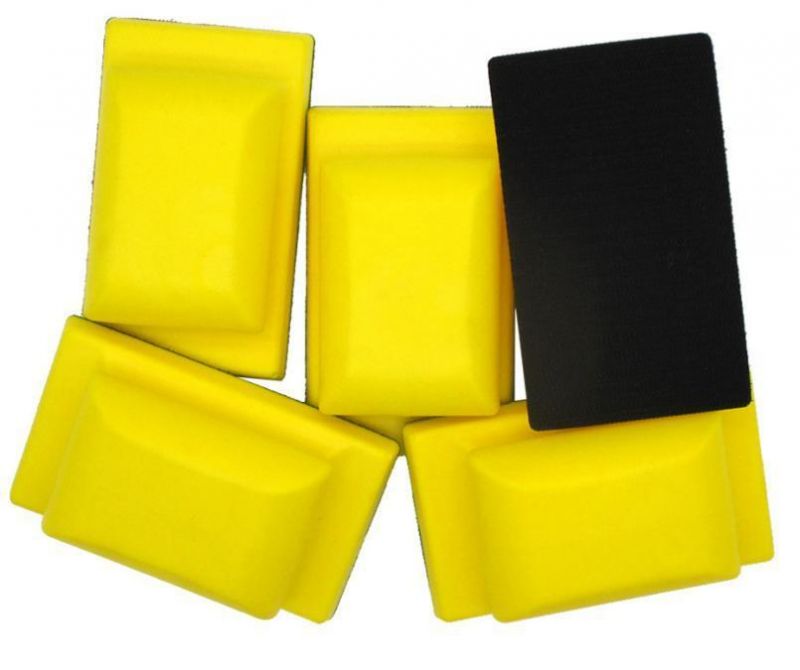 70*115mm Car Polishing Tool Yellow Square Polishing Disc Sandpaper Grinding Disc SD0020