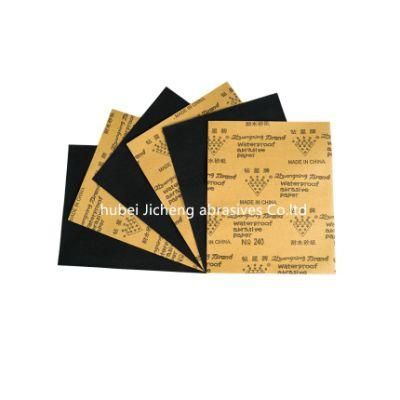 China 9&quot;*11&quot;/ 230*280mm Silicon Carbide Wet and Dry Abrasive Paper Sandpaper Wholesale