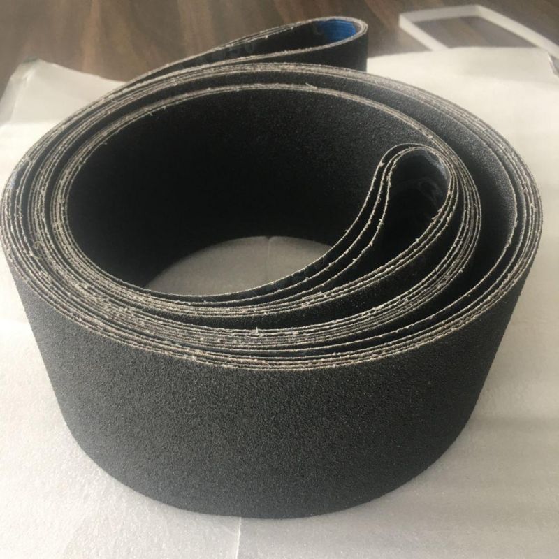 High Quality Wear-Resisting 60# Abrasive Tools Silicon Carbide Sanding Belt for Grinding Stainless Steel and Metal