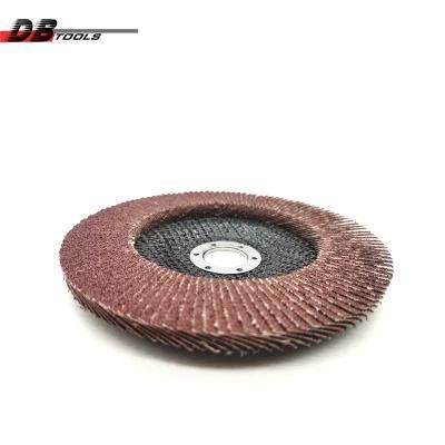 4.5 Inch 115mm Emery Cloth Disc Flap Disc Grinding Disc T27 T29 Alumina Oxide for Metal