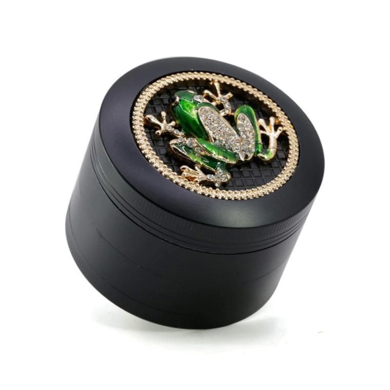 Zinc Alloy 4 Layers Herb Grinder 63mm Dia Tobacco Crusher