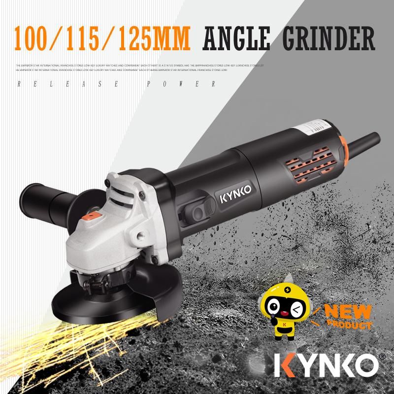 Kynko 900W Side Button 100/115/125mm Angle Grinder Power Tools