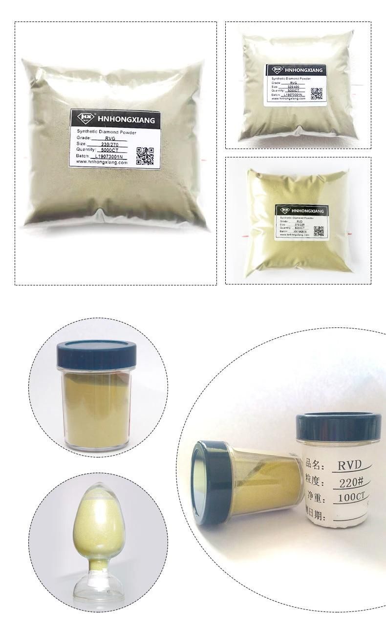 Man Made Synthetic Diamond Powder Synthetic Diamond Rvd Powder