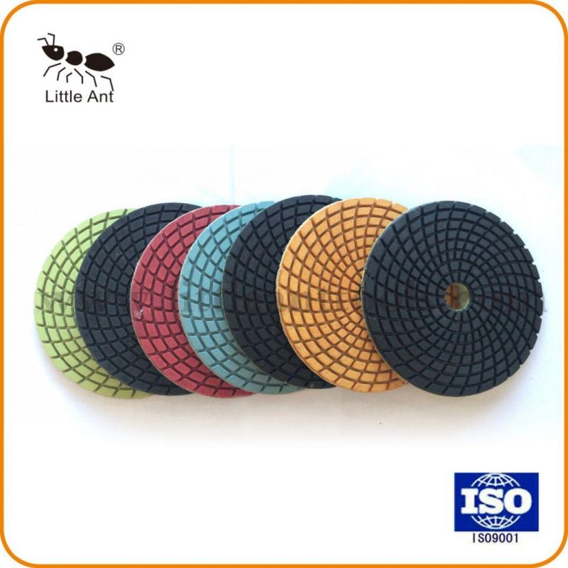 4-Inch Wet Use Floor Diamond Polishing Pads for Quartz Granite