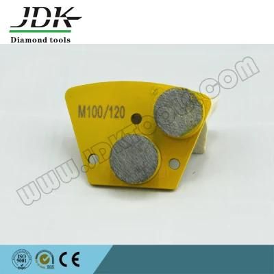 Double Round Diamond Segments Diamond Trapezoid Grinding Plate