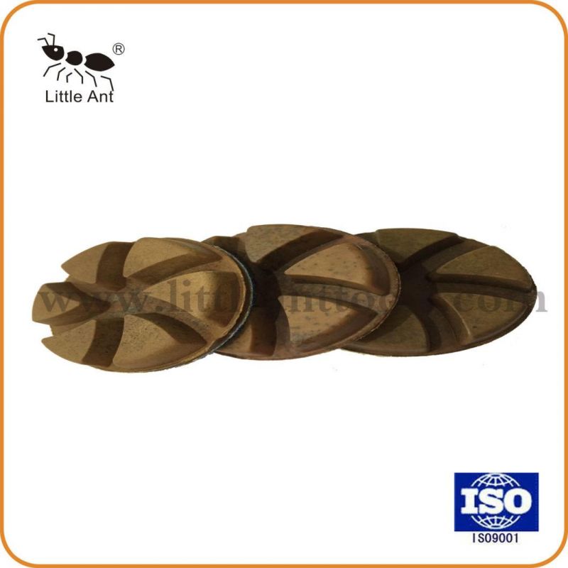 Sharp Durable 6-Teeth Metal and Resin Floor Polishing Pad