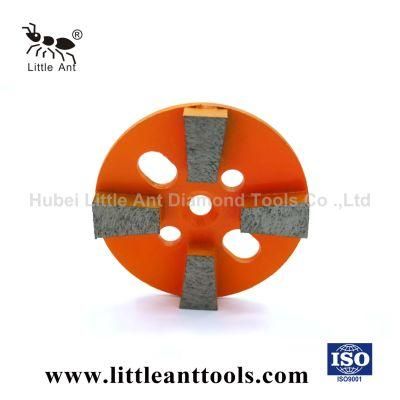 4&quot;/100mm Hot Selling Metal Grinding Plate Diamond Tools with 4 Segments for Concrete