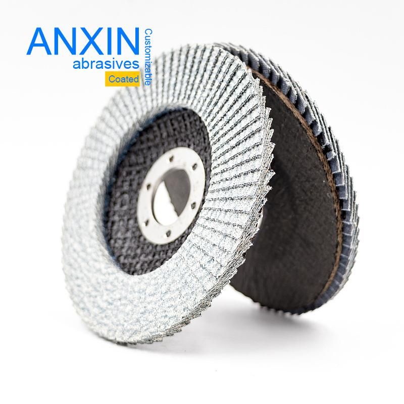 Flap Disc with White Coated Cloth for Grinding Aluminum