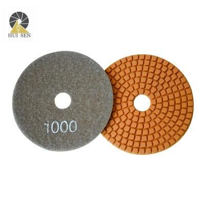 4 Inch D100mm Cheap Diamond Wet Polishing Pads for Granite Marble Concret
