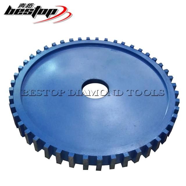 Nylon Center Diamond Calibrating Milling Wheels for Concrete Bridge Saw Beds