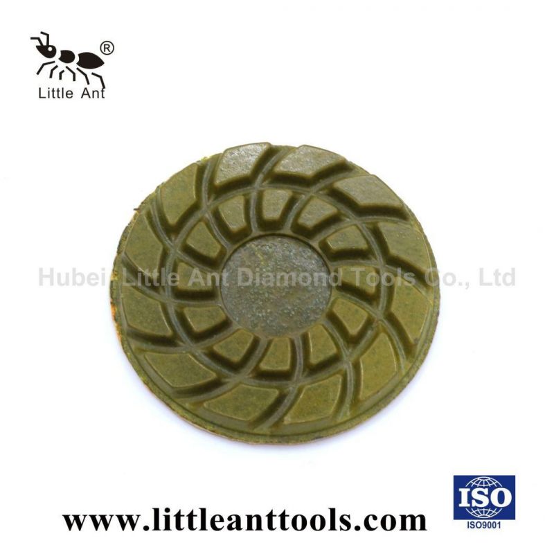 Diamond Flower Type Hook & Loop Backe Wet Polishing Pads