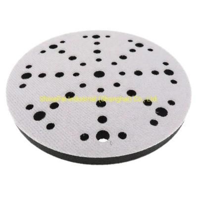 6 Inch Multi-Hole Interface Pad Protection Disc Black Power Tool Accessories for Sander Polishing &amp; Grinding - Hook and Loop