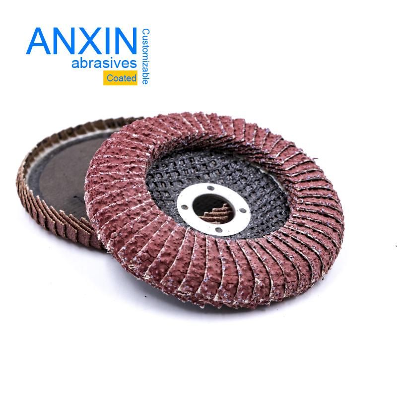 Ceramic Half-Curved Flap Disc for Angle Grinding