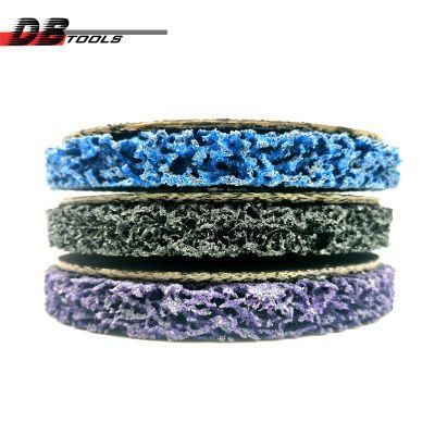 180mm 7&quot; Cup Wheel Strip Disc Cns Clean and Strip for Paint Purple Glassfiber